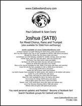 Joshua SSAATTBB choral sheet music cover